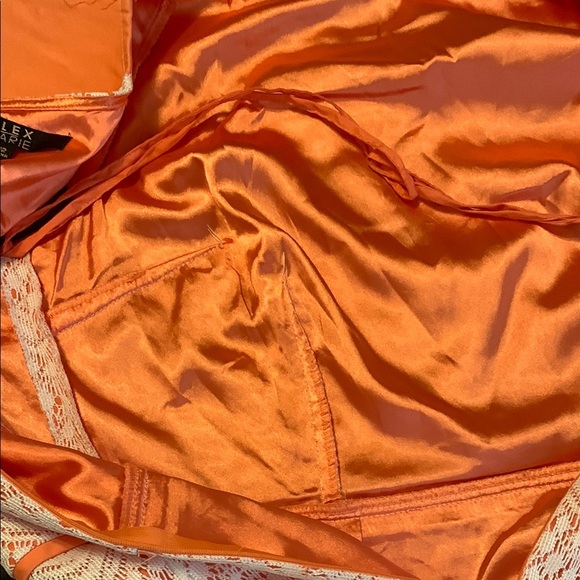 Alex Marie Elegant Lace Dress in Pink and Coral - Picture 10 of 12